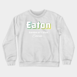 Eaton Colorado Yellow Text Crewneck Sweatshirt